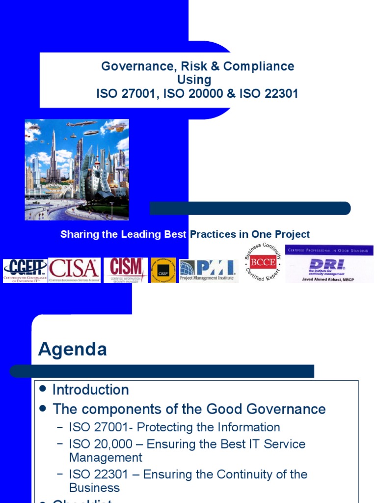 GRC Best Practices with ISO Standards | PDF | Information Security ...