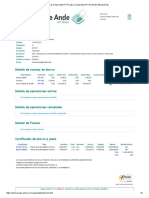 Información Personal: El Asociado No Tiene Operaciones de Crédito