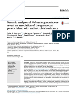 Genomic Analyses Reveal Association Between Gonococcal Genetic Island and Antimicrobial Resistance in Neisseria gonorrhoeae