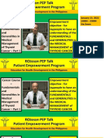 ROJoson PEP Talk: Thyroid Cancer Management - Part 1 - Fundamentals and Generalities