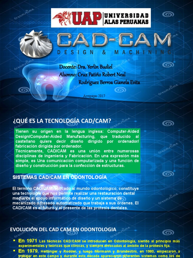 Evolución y Aplicaciones del CAD/CAM Dental | PDF | Dentadura postiza ...