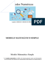 Métodos Numéricos: Capitulo I: Modelos Y Análisis de Errores