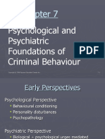 Psychological and Psychiatric Foundations of Criminal Behaviour