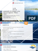 Estudio de Casos de Dimensionamiento de Generador de Energía Solar en Los Órganos-Talara 2022