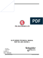 Elite Series Technical Manual PART NO. 4201-180 REV J