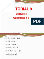 Tutorial 9 Lecture 3 Q1-6