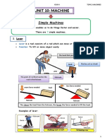 Year 4 Machines Notes