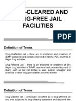 Drug-Cleared and Drug-Free Jail Facilities