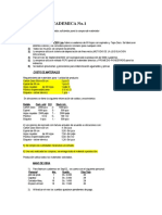 Costos de producción de cuadernos en AMANECER Ltda