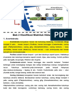 Bab 2 Klasifikasi Makhluk Hidup Part 3: 1. Avertebrata