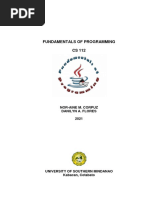 CS 112 MODULE Chapter 1-3 1st Sem 2021-2022