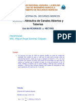 Diseño canal conducción 3500 ha 1.6 l/s/ha 1400 3000 lps 1.5% pendiente