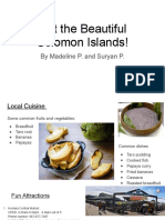 Visit The Beautiful Solomon Islands!: by Madeline P. and Suryan P