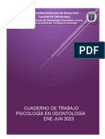 Cuaderno de Trabajo Psicología en Odontología ENE JUN 2023