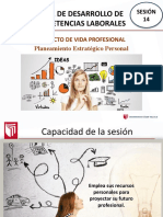 Taller de Desarrollo de Competencias Laborales: Proyecto de Vida Profesional Planeamiento Estratégico Personal