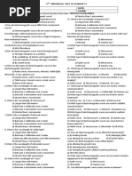 2ND Periodical Test in Science 10