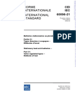 Norme Internationale International Standard: CEI IEC 60896-21