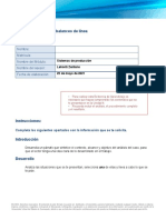 Formato Eficiencia de Balanceo de Línea: Nombre: Matrícula: Nombre Del Módulo: Nombre Del Asesor: Fecha de Elaboración