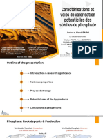 AT202 - Amine El Mahdi SAFHI - Caractérisation Et Valorisation Potentielle Des Stériles Miniers de Phosphate