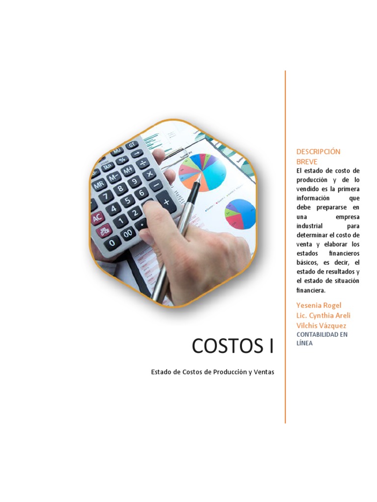Estado de Costos de Producción y Ventas | PDF | Costo | Estado de ...
