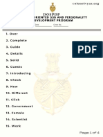 WAT-4 - Word Association Test - Defence Exams - Staff Selection Board - SSB