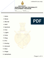 WAT-3 - Word Association Test - Defence Exams - Staff Selection Board - SSB