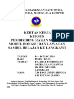 Kertas Kerja Kursus PRS Modul Bongsu 2016 - Langkawi