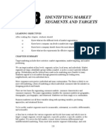 Identifying Market Segments and Targets: Chapte R