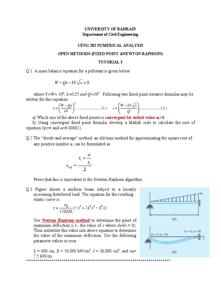 Numerical Analysis: Fixed Point & Newton-Raphson | PDF