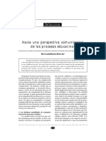 Hacia Una Perspectiva Comunicativa de Los Procesos Educativos