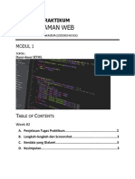 Praktikum Web Dasar HTML