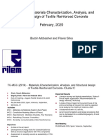 Materials Characterization and Structural Design of Textile Reinforced Concrete