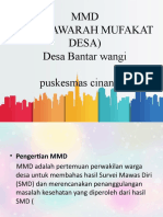 MMD (Musyawarah Mufakat Desa) Desa Bantar Wangi Puskesmas Cinangka