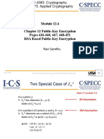 Chapter 12 Public-Key Encryption Pages 436-440, 447, 448-451 RSA Based Public-Key Encryption