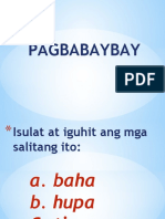 Pagbabaybay