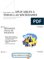 Reglas Aplicables A Todas Las Sociedades