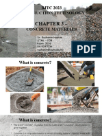 BJTC 2023 Construction Technology - Concrete Materials