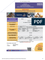 Udyam Registration Certificate for M/S CHEMECOAT PAINTS INDIA PRIVATE LIMITED