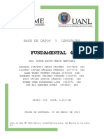 Base de datos, normalización y lenguajes