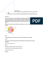 Identify parts of a circle