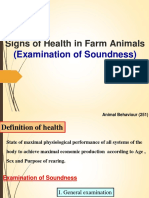 Behavior Sec 1 (Signs of Health)