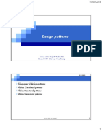 Design patterns: Tổng quan về design patterns Nhóm: Creational patterns Nhóm Structural patterns Nhóm Behavioral patterns