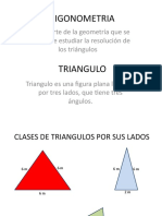 Trigonometría: Clases y resolución de triángulos