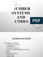 Number Systems AND Codes