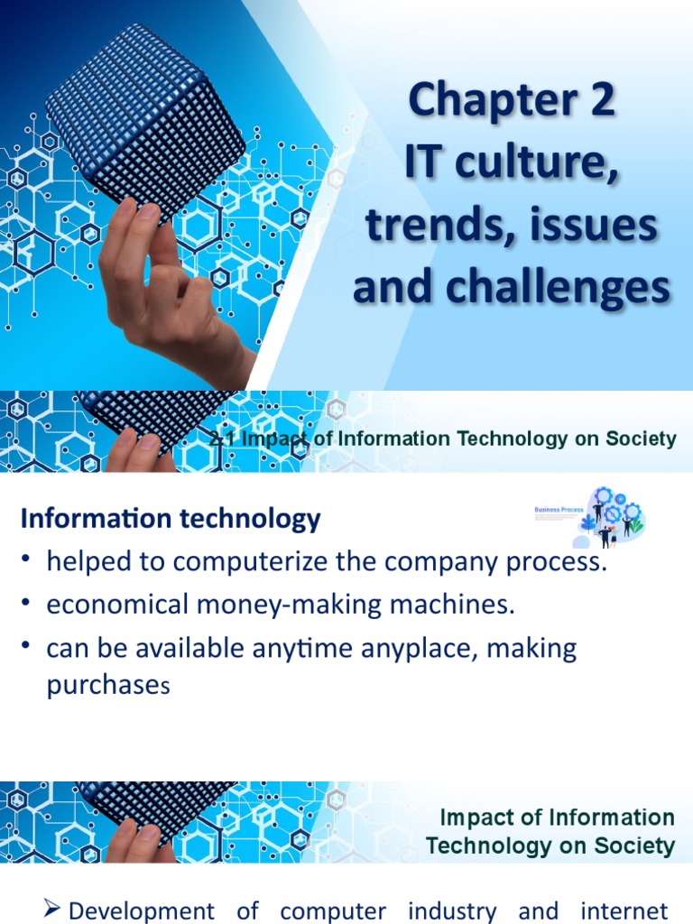IT Trends: Issues and Challenges | PDF | Internet Of Things | Cloud ...