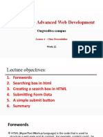 Awd70Us Advanced Web Development: Ongwediva Campus