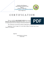 Certification e-SAT