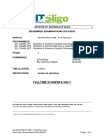 December Examinations 2019/2020: Institute of Technology Sligo