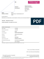 BIM nota de lançamento pagamento serviço