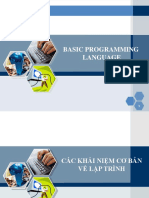 Basic Programming Language: LT & CB